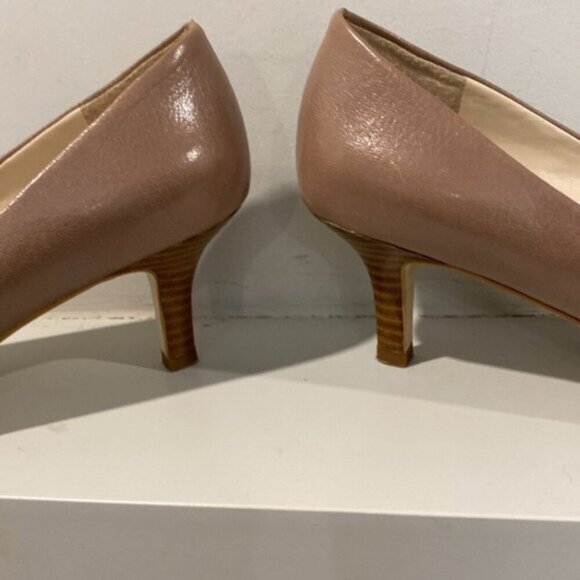 Franco Sarto Rema Brown Pointed Leather Pumps Size 7.5M - Picture 7 of 11